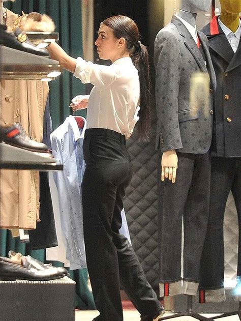 georgina cuando trabajaba en gucci